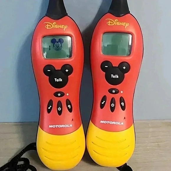 Vintage Disney Motorola 2-Way‎ FRS Radio Walkie Talkies 2002 - TESTED, One works - Picture 4 of 4
